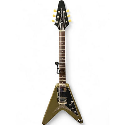 Used Epiphone 2020 FLYING V OLIVE Solid Body Electric Guitar