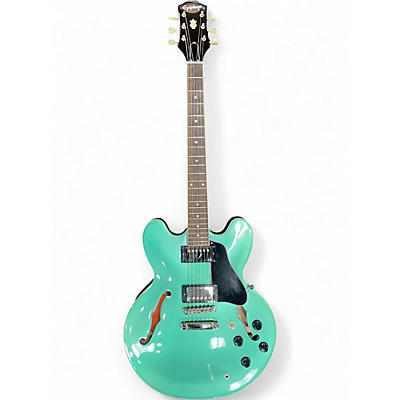 Used Epiphone 335 Inverness Green Hollow Body Electric Guitar