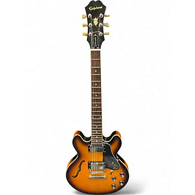 Used Epiphone 339 Ultra 2 Color Sunburst Hollow Body Electric Guitar