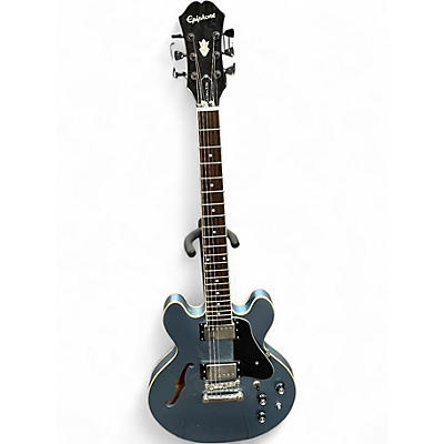 Used Epiphone 339 Ultra Blue Hollow Body Electric Guitar