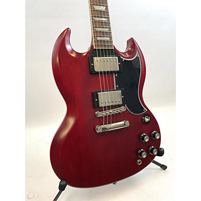 Epiphone Used Epiphone 50th Anniversary 1961 Reissue SG Special Aged Sixties Cherry Solid Body Electric Guitar