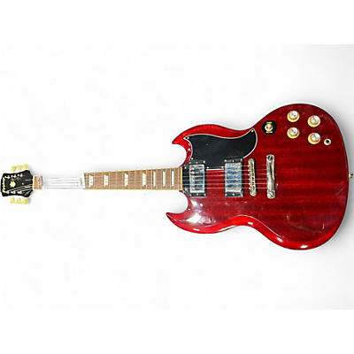 Used Epiphone 50th Anniversary 1961 Reissue SG Special CHERRY Solid Body Electric Guitar