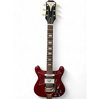 Epiphone Used Epiphone 50th Anniversary 1962 Reissue Crestwood Custom Cherry Solid Body Electric Guitar