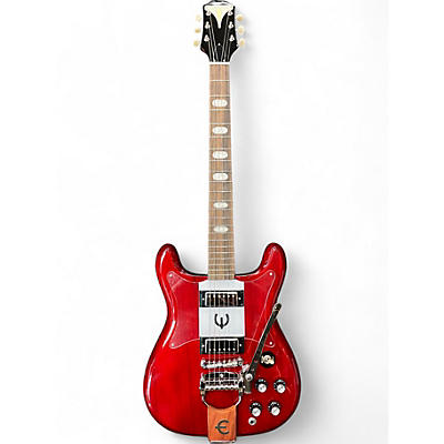 Used Epiphone 50th Anniversary 1962 Reissue Crestwood Custom Cherry Solid Body Electric Guitar