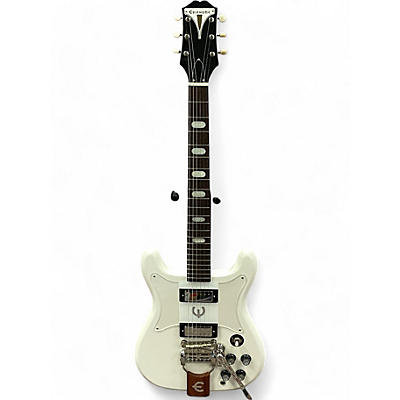 Epiphone Used Epiphone 50th Anniversary 1962 Reissue Crestwood Custom White Solid Body Electric Guitar