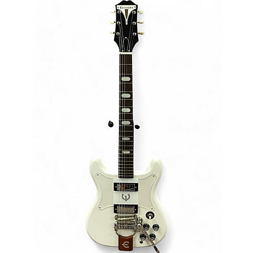 Epiphone Used Epiphone 50th Anniversary 1962 Reissue Crestwood Custom White Solid Body Electric Guitar White