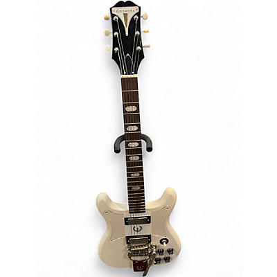Used Epiphone 50th Anniversary 1962 Reissue Crestwood Custom White Solid Body Electric Guitar