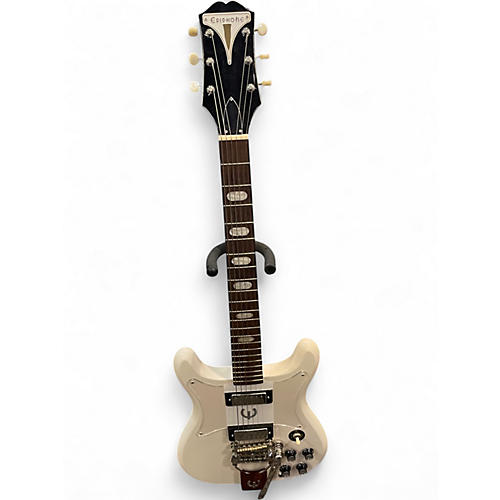 Used Epiphone 50th Anniversary 1962 Reissue Crestwood Custom White Solid Body Electric Guitar White