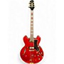 Used Epiphone Used Epiphone 50th Anniversary 1962 Reissue Sheraton E212T Candy Apple Red Hollow Body Electric Guitar Candy Apple Red