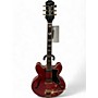 Used Epiphone Used Epiphone 50th Anniversary 1962 Reissue Sheraton E212TV Tremotone Candy Apple Red Hollow Body Electric Guitar Candy Apple Red