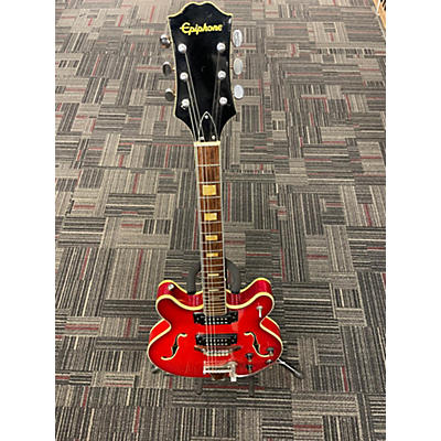 Epiphone Used Epiphone 5102T Red Hollow Body Electric Guitar