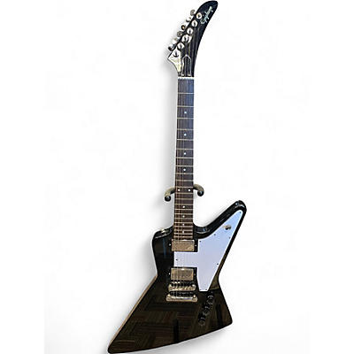 Used Epiphone 58' Explorer  Black Solid Body Electric Guitar