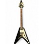 Used Epiphone 58 KORINA FLYING V Black Solid Body Electric Guitar Black