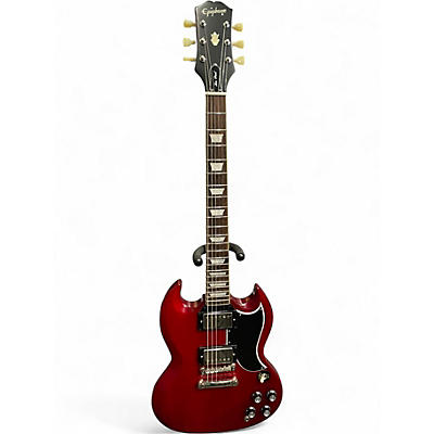 Used Epiphone 61 Les Paul SG Cherry Solid Body Electric Guitar