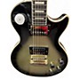 Used Epiphone ADAM JONES LES PAUL Black and Silver Solid Body Electric Guitar Black and Silver