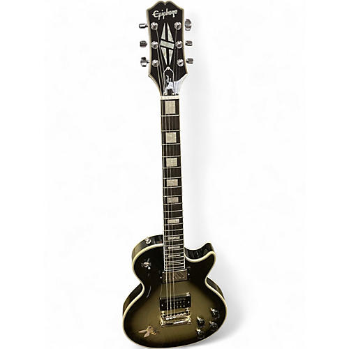 Used Epiphone ADAM JONES LES PAUL QUEEN BEE Silverburst Solid Body Electric Guitar Silverburst
