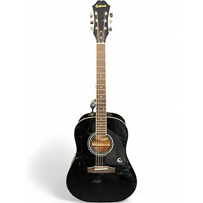 Used Epiphone AJ-100/EB Ebony Acoustic Guitar