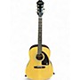 Used Epiphone AJ10 Natural Acoustic Guitar Natural