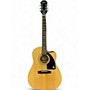 Used Epiphone AJ100CE Natural Acoustic Electric Guitar Natural