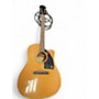 Used Epiphone AJ100CE Natural Acoustic Electric Guitar Natural