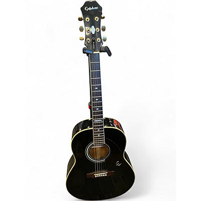 Used Epiphone AJ18 Black Acoustic Guitar