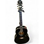 Used Epiphone AJ18 Black Acoustic Guitar Black