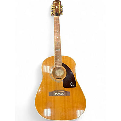 Used Epiphone AJ18S12 Natural 12 String Acoustic Guitar