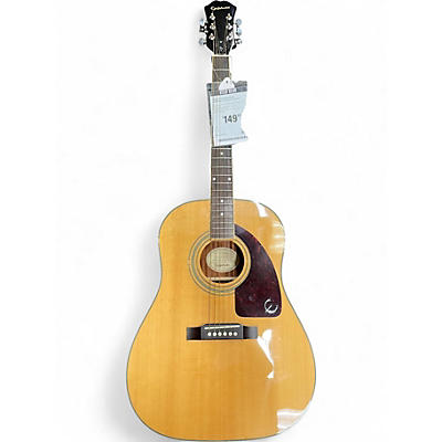 Used Epiphone AJ200 Natural Acoustic Guitar