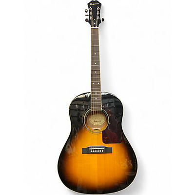 Used Epiphone AJ200S Sunburst Acoustic Guitar