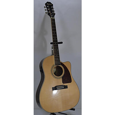 Epiphone Used Epiphone AJ220SCE Natural Acoustic Electric Guitar