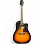 Used Epiphone AJ220SCE Sunburst Acoustic Electric Guitar Sunburst