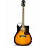 Used Epiphone AJ220SCE Vintage Sunburst Acoustic Electric Guitar Vintage Sunburst