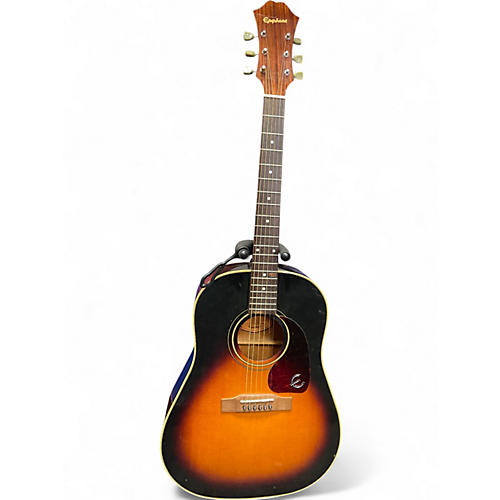 Used Epiphone AJ45S 2 Color Sunburst Acoustic Electric Guitar 2 Color Sunburst