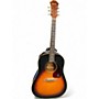Used Epiphone AJ45S 2 Color Sunburst Acoustic Electric Guitar 2 Color Sunburst