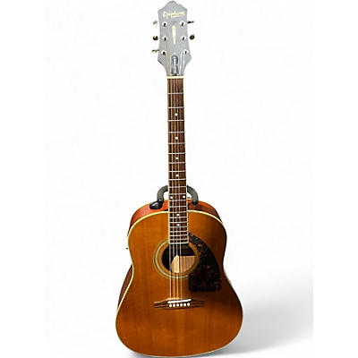 Used Epiphone AJ500ME Natural Acoustic Electric Guitar