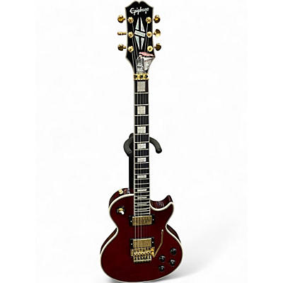 Used Epiphone ALEX LIFESON LES PAUL CUSTOM AXCESS Ruby Solid Body Electric Guitar