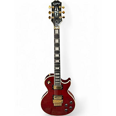 Used Epiphone ALEX LIFESON LES PAUL CUTSOM Ruby Solid Body Electric Guitar
