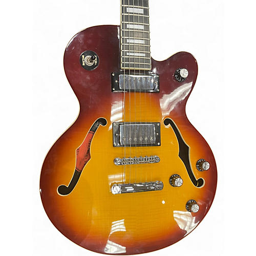 Used Epiphone ALLEYKAT 2 Color Sunburst Hollow Body Electric Guitar 2 Color Sunburst