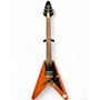 Used Epiphone AMOS FLYING V Natural Solid Body Electric Guitar Natural