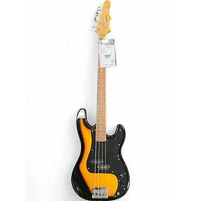 Used Epiphone Accubass 2 Tone Sunburst Electric Bass Guitar