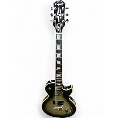 Used Epiphone Adam Jones Art Collection Les Paul Custom Silverburst Solid Body Electric Guitar
