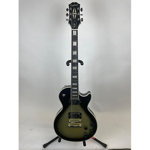 Epiphone Used Epiphone Adam Jones Les Paul Custom Art Collection: Julie Heffernan's Silverburst Solid Body Electric Guitar Silverburst