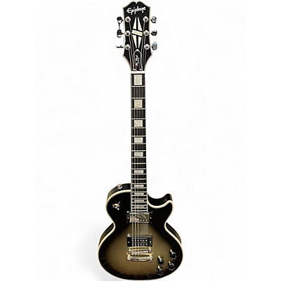 Used Epiphone Adam Jones Les Paul Custom Art Collection: Korin Faught's "S Silverburst Solid Body Electric Guitar