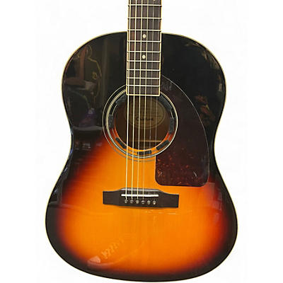 Used Epiphone Aj-22sv Copper Burst Acoustic Electric Guitar