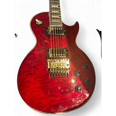 Used Epiphone Alex Lifeason Signature Les Paul Custom Axcess Ruby Solid Body Electric Guitar