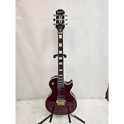 Epiphone Used Epiphone Alex Lifeson Les Paul Custom Axcess Ruby Solid Body Electric Guitar