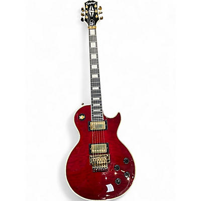 Used Epiphone Alex Lifeson Les Paul Custom Axcess Ruby Solid Body Electric Guitar