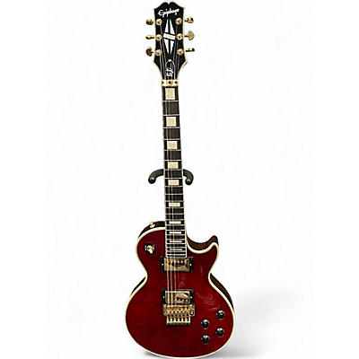 Used Epiphone Alex Lifeson Signature Les Paul Custom Wine Red Solid Body Electric Guitar