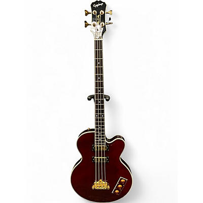 Used Epiphone Allen Woody Limited Edition Wine Red Electric Bass Guitar