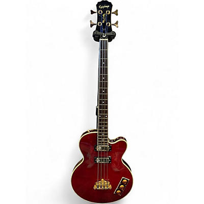 Used Epiphone Allen Woody Signature Wine Red Electric Bass Guitar
